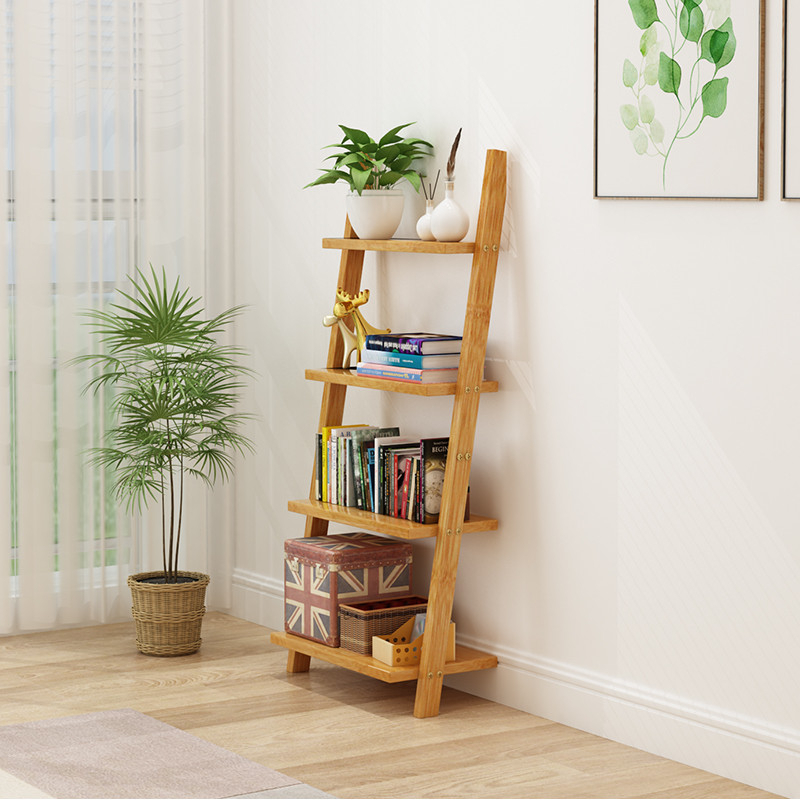 floor Bookshelf simple modern shelf bookcase floor bookcase small