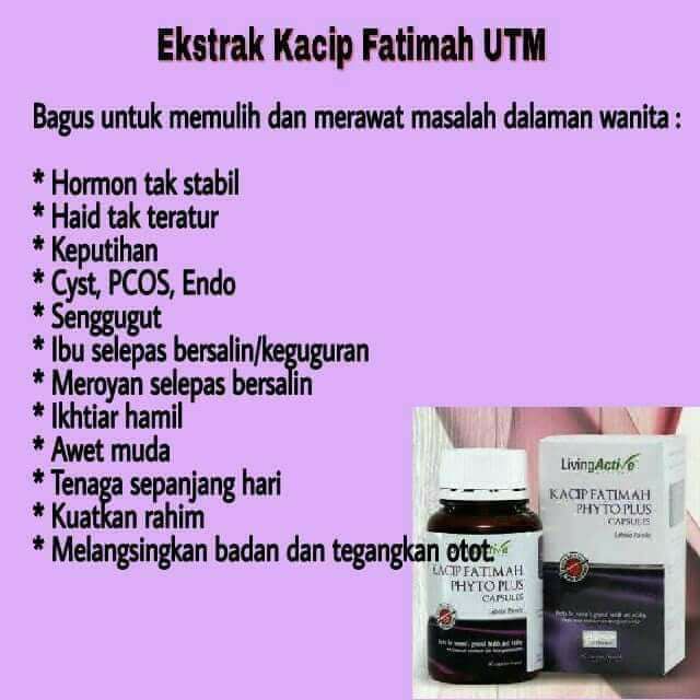Utm Kacip Fatimah Phyto Plus Livingactive Utm Skudai Research Product Shopee Singapore