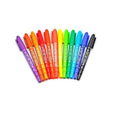 Zebra Double-ended Extra Fine Mckie Permanent Markers 12 Color/8 Color ...