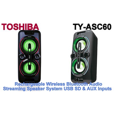toshiba portable bluetooth fabric speaker
