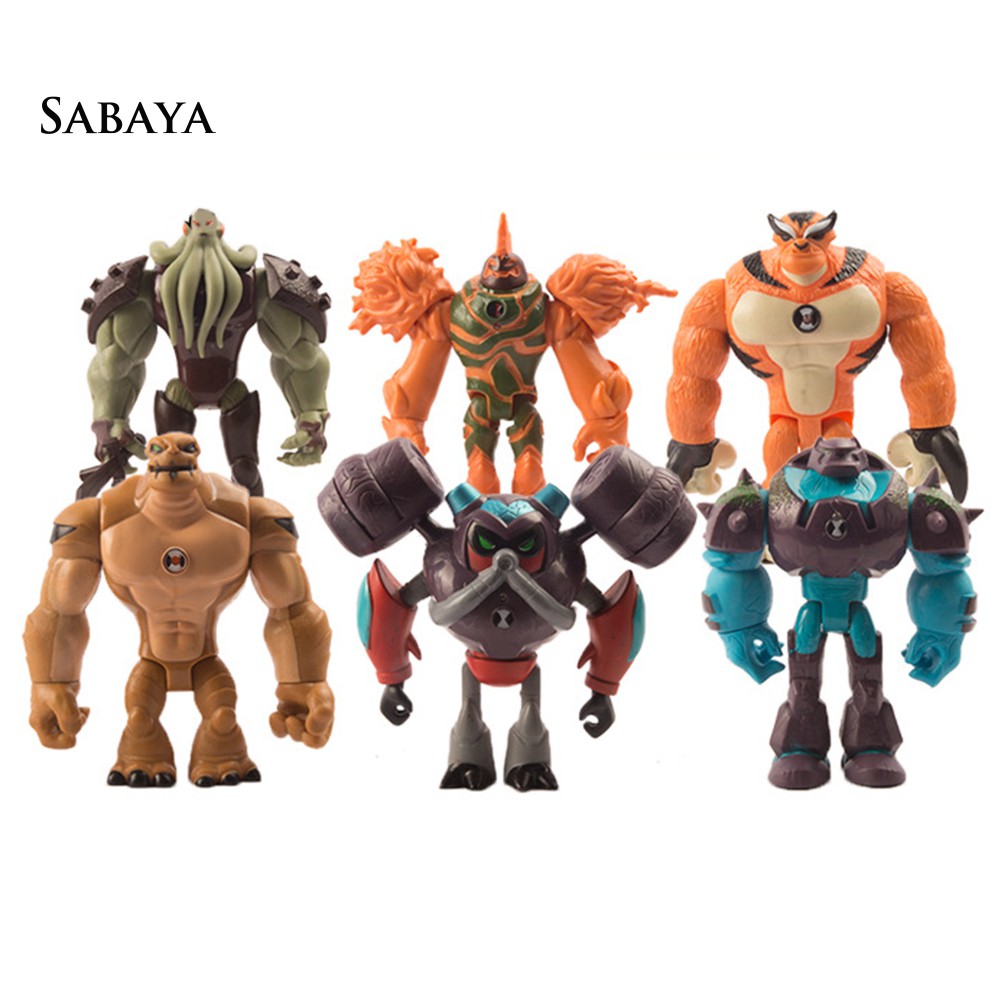 factory 【Ready stock】11Pcs Ben 10 Heatblast Humongousaur Rath PVC Action Figures Model Kids Toy Gift