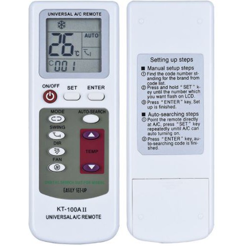 Local Shop Universal Aircon Remote Control Kt 100a Ii Shopee Singapore