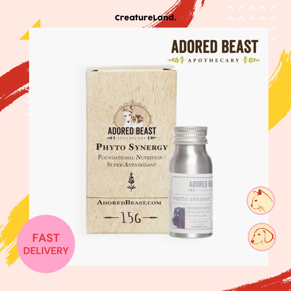 Adored beast phyto synergy super antioxidant for dogs and cats 15g