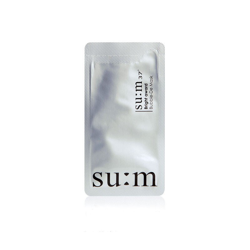 Su M37 Bright Award Bubble De Mask Pack Shopee Singapore
