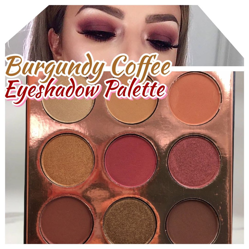 red brown eyeshadow palette