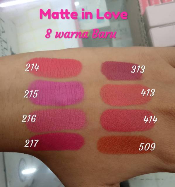 pixy matte in love lipstick