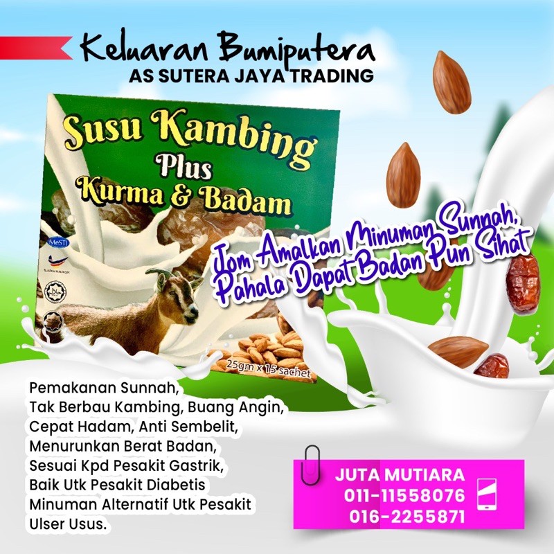 Susu Kambing Plus Kurma Badam Shopee Singapore
