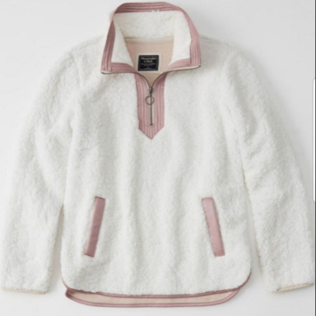 sherpa pullover abercrombie