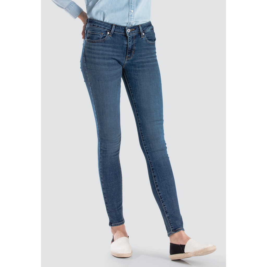 levi's 711 skinny blue