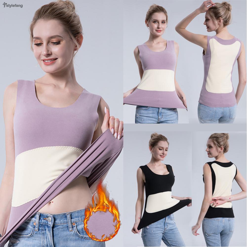 womens sleeveless thermal tops