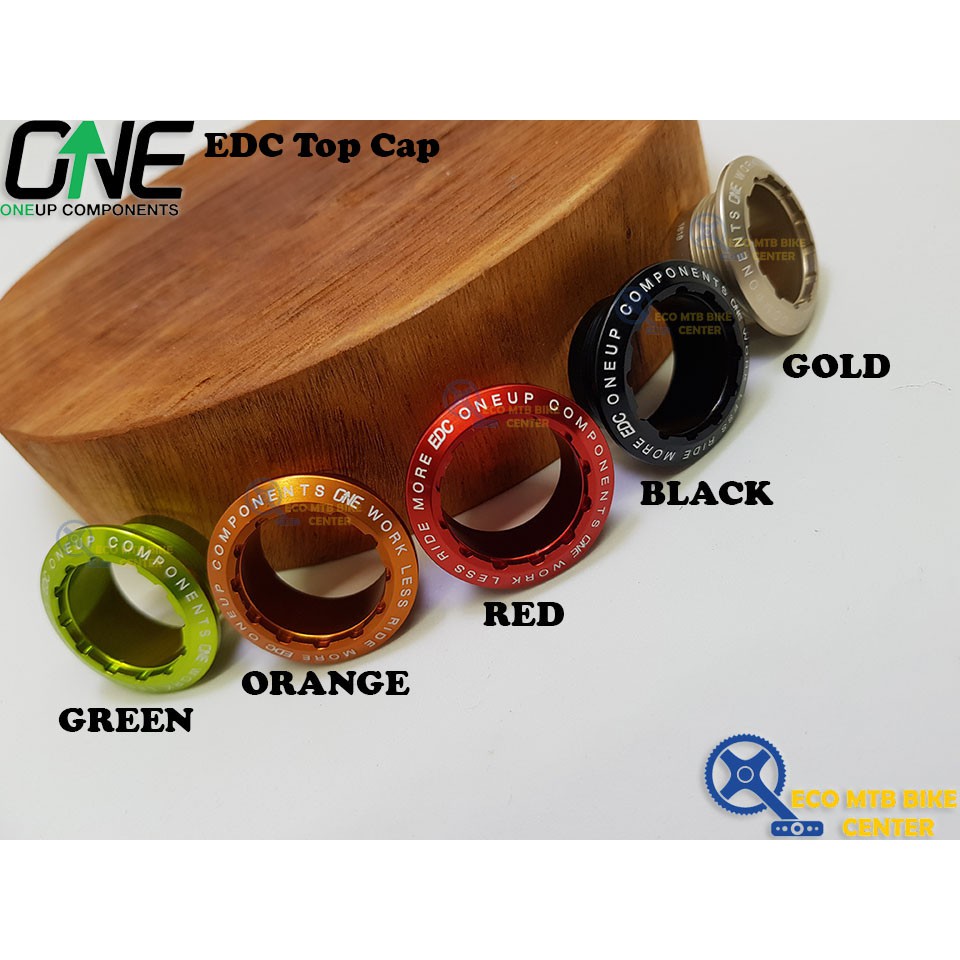 NEW OneUp Components EDC Top Cap Red 
