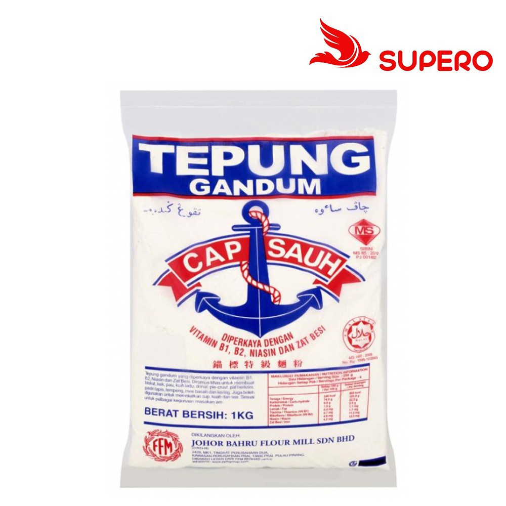 Cap Sauh Wheat Flour 1kg Shopee Singapore