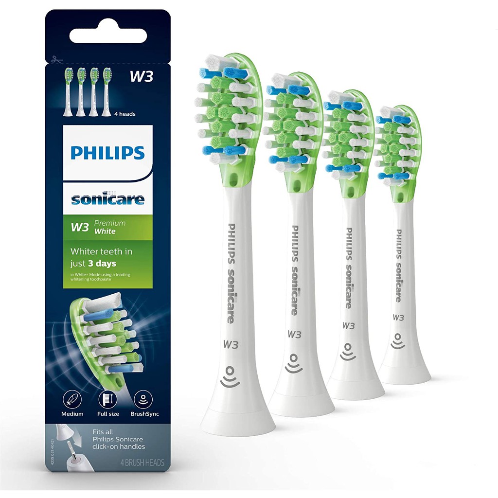 sonicare premium white brush heads