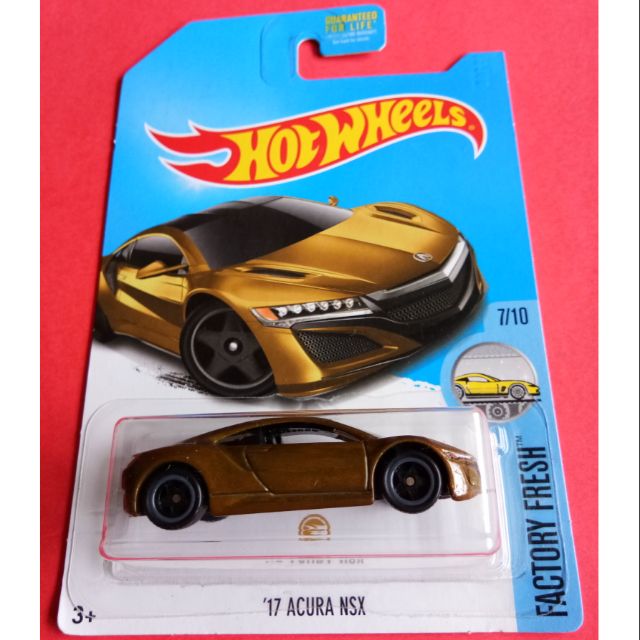 hot wheels 17 acura nsx super treasure hunt