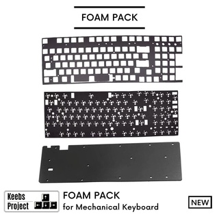 [Shop Malaysia] mechanical keyboard poron foams packs | poron plate foam | ixpe switch foam | poron case foam | clacky sound