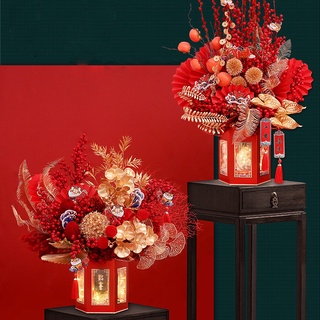 CNY Decoration Artificial Flowers New Year Fortune Fruit Flower Decoration Spring Festival 新年裝飾,新年仿真花 #1