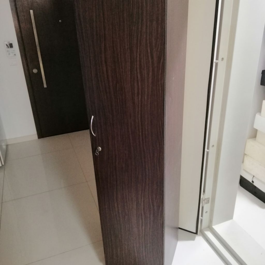 Wardrobe Cabinet Cupboard Single Door 1 Door Modular Shopee