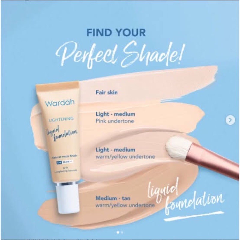 wardah lightening liquid foundation shade