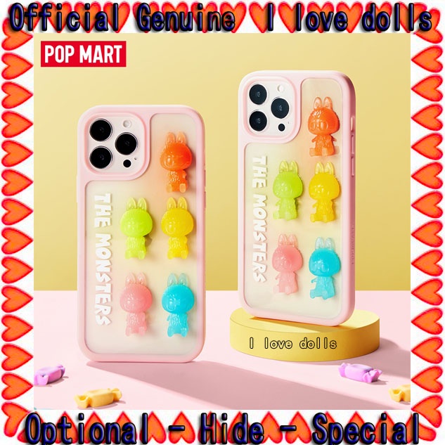 LABUBU THE MONSTERS Candy Series Phone Case IPHONE 13 PRO POPMART [Genuine]  Doll Cute Figures | Shopee Singapore