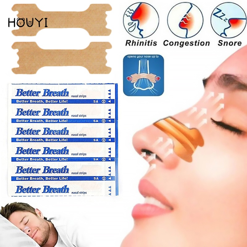 Disposable Nasal Congestion Relief Strips/ Gentle Skin Friendly Prevent ...