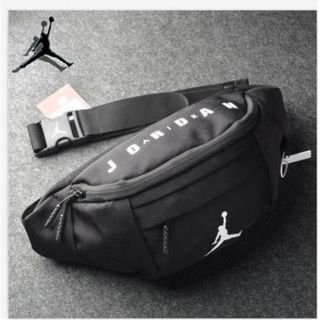 air jordan waist bag black
