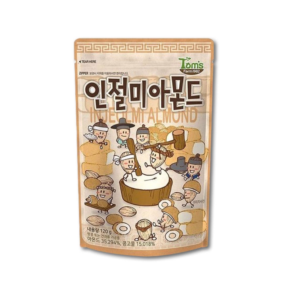 HBAF Korean Honey Butter Almond Injeolmi 120g [Korean] Shopee Singapore
