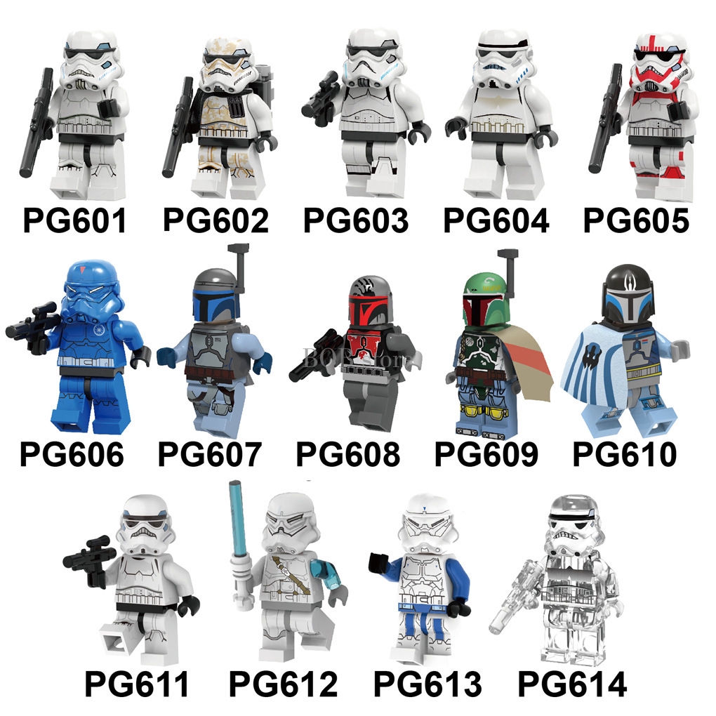Lego Minifigures Star Wars Desert Storm Soldiers Toy