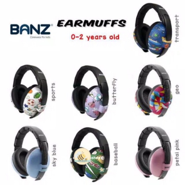 Baby Banz Mini Earmuffs / baby Banz Earmuffs / Banz / telinha Covers / ear Protectors / Banz ear