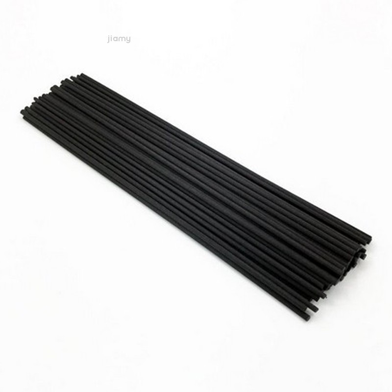 50Pcs Black Fragrance Oil Reed Diffuser Reed Replacement Stick Home Decor Setfor Homes and Offices