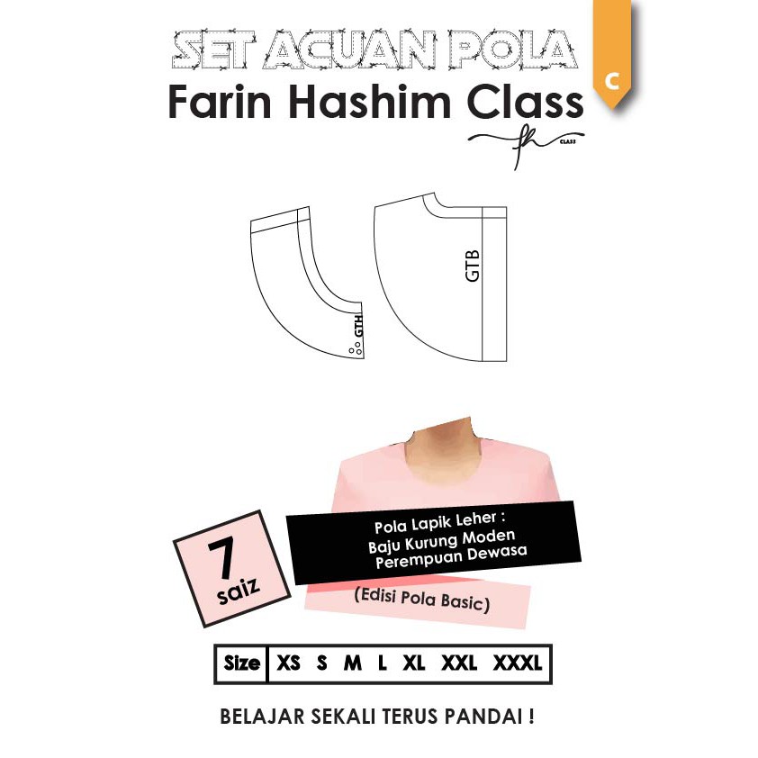 Shop Malaysia Pola Baju Kurung Moden Skirt Duyung Pola Lapik Leher Pola Pakaian Pola Baju Sewing Pattern Shopee Singapore