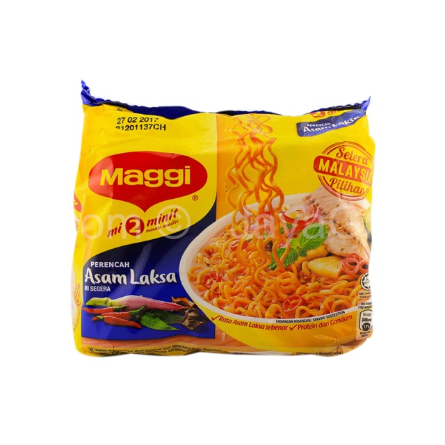 Maggi Asam Laksa Tomyam 1 Ctn Shopee Singapore