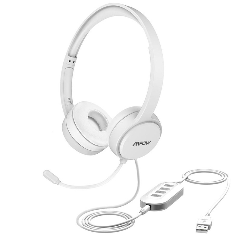 wired usb headset mpow