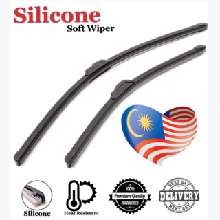 Silicone Soft Wiper Wira Myvi Axia Bezza Aruz Alza City 