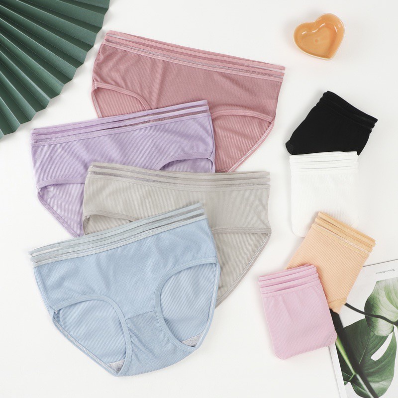 MXL Korean Comfortable Women's Underwear Female Student Midwaist