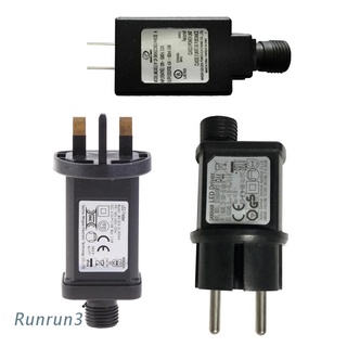 RUN  Universal EU US UK Plug AC to DC 4.5V 800mA 2pin Power Supply Adapter for LED Lights Battery Eliminator and more Devices