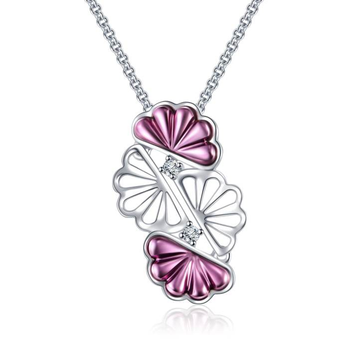 Lee Hwa Jewellery Oceane 19K Purple Gold Pendant with