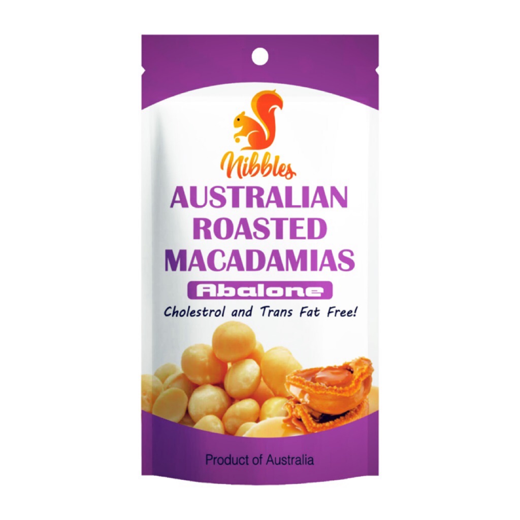3 x 60g Abalone Flavour Australian Roasted Macadamia Nuts Shopee