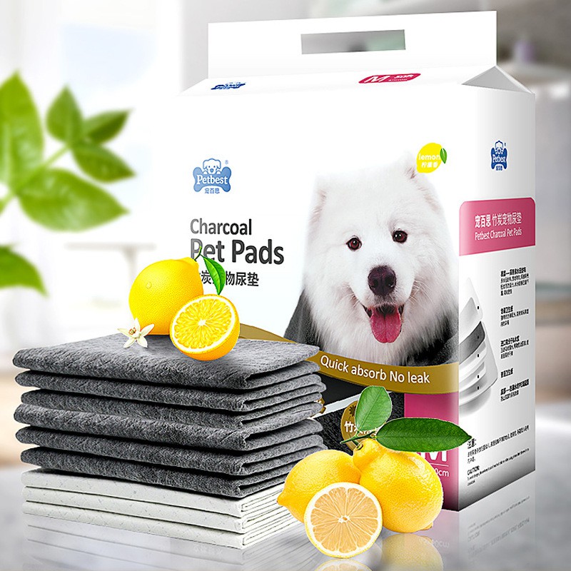 Petbest Charcoal Pee Pad Super Absorbent Dog Training Pad Dog Pee Pads