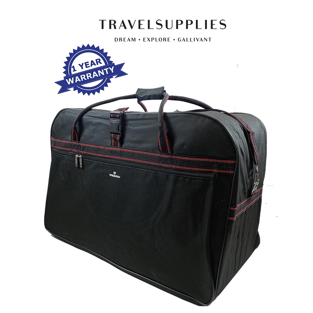 World Polo Large Capacity Unisex Men Women Big Duffle Bag with 3 Compartments and Removable