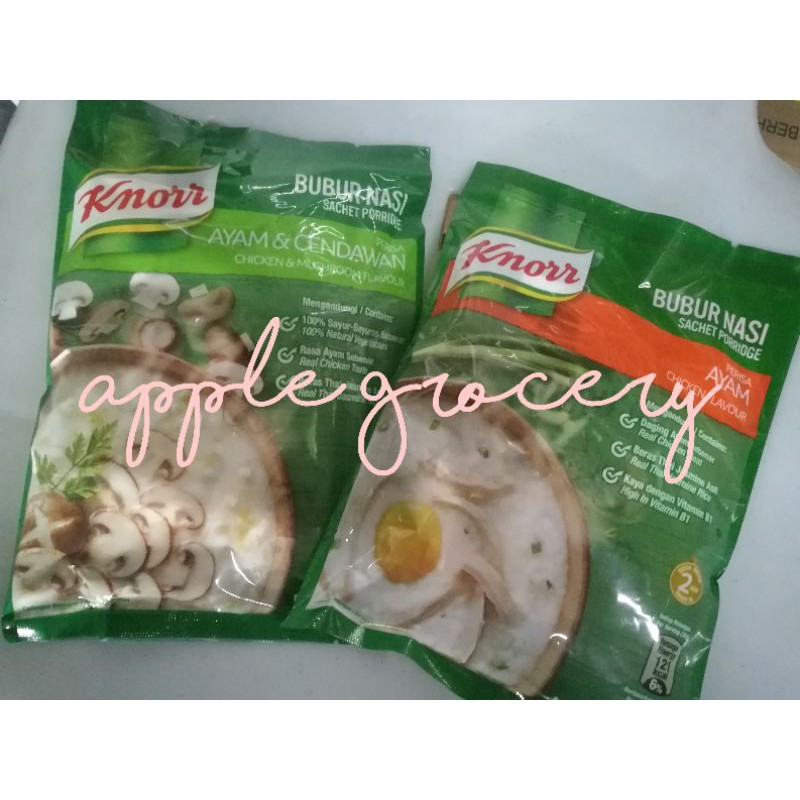 Knorr Bubur Nasi Sachet Porridge 3 X 35g Beecost