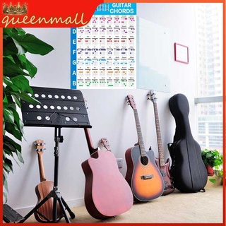 [READY STOCK]Guitar Chord Poster (40*56CM), Educational Learning Tool Chart for Beginners