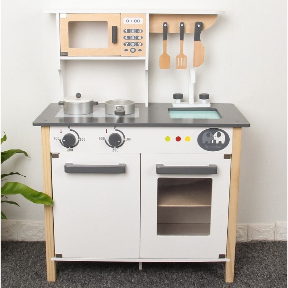 Childern Wooden Kitchen Playset Kitchen Stove Kids Pretend Play Cooking Toy Alat Mainan Dapur Kanak Kanak Shopee Singapore