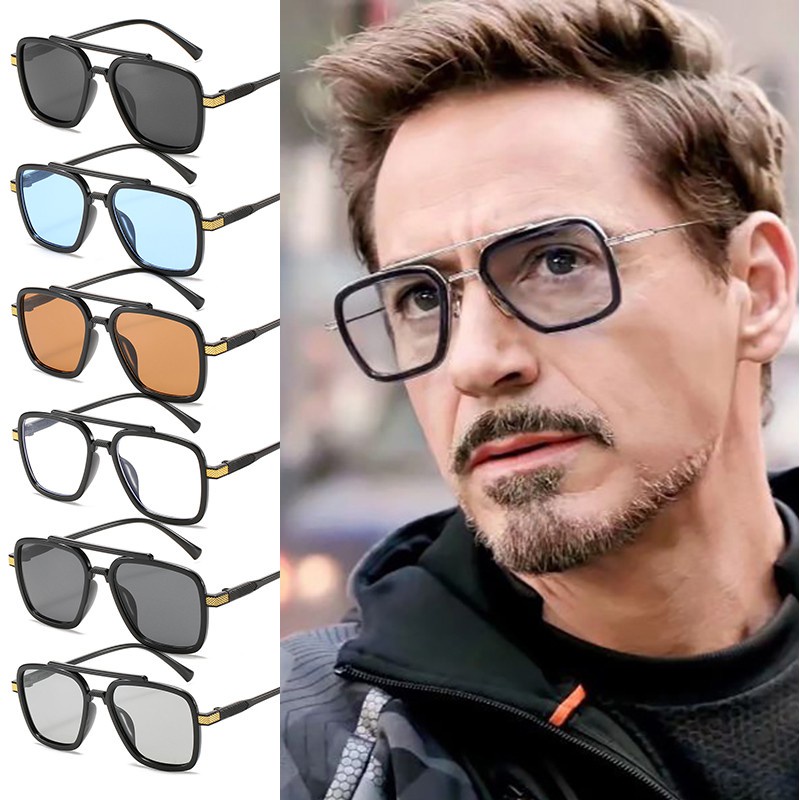 Avengers Tony Stark Flight Style for Men's Sunglasses Men's Square