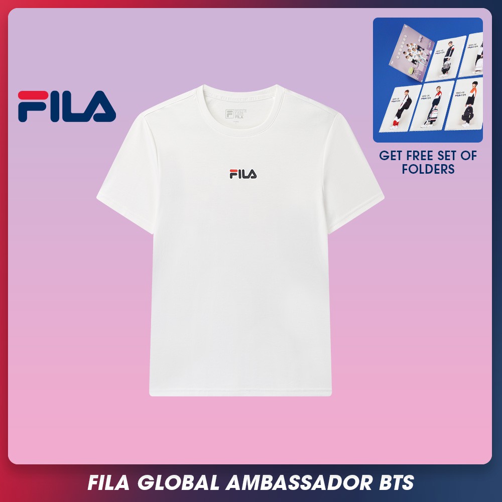 pink fila t shirt