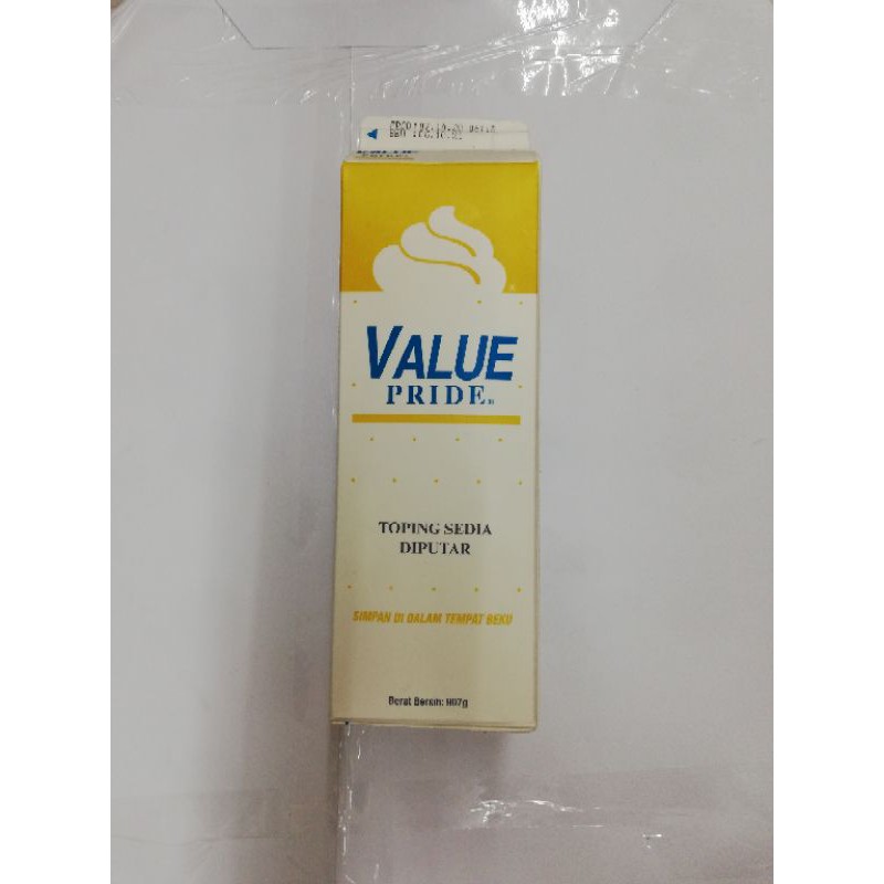 Value Pride Topping Cream Shopee Singapore