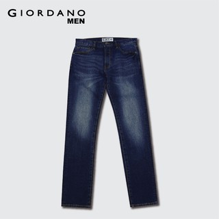 Image of Giordano Men Super Stretch Denim Low Rise Skinny Tapered Jeans