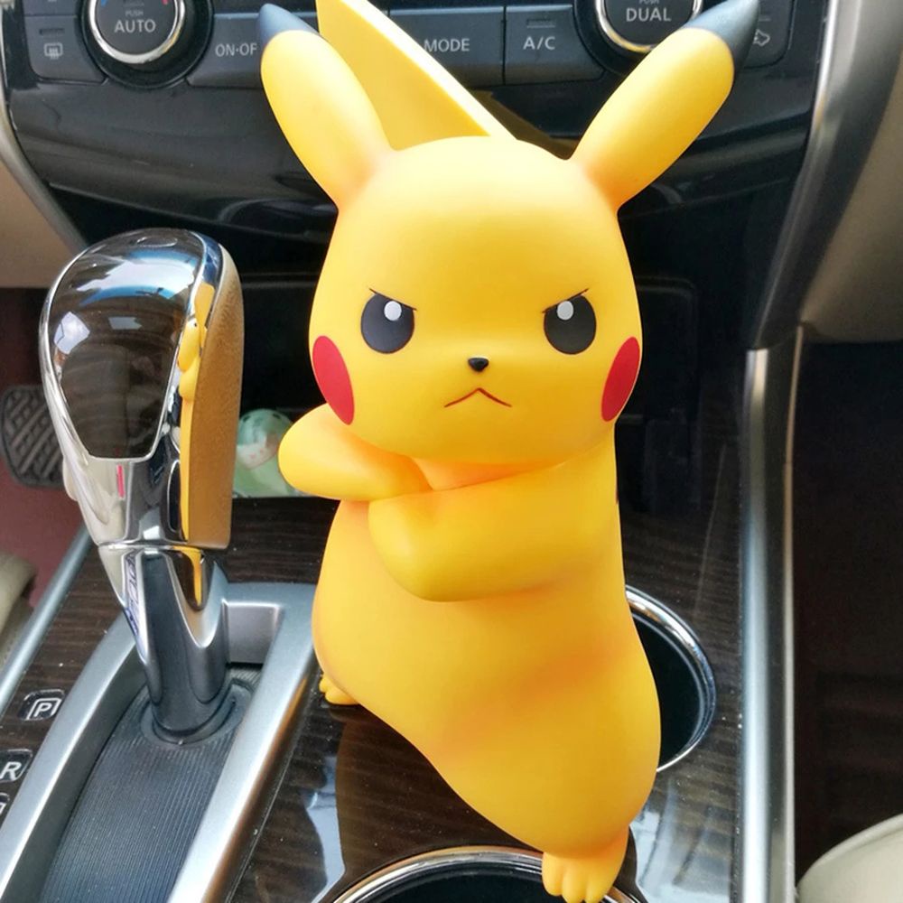 Antione Birthday Gifts Action Figure Model Piggy Bank Angry Pikachu Anime Christmas 18cm Cartoon Pokemon Pvc Money Box Shopee Singapore