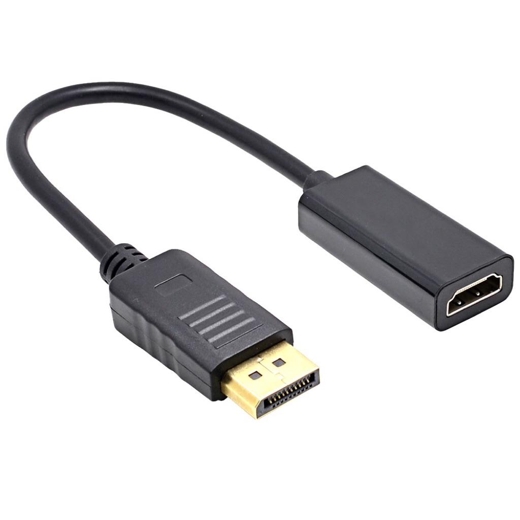 DP to HDMI Cable Display Port to 1080P HDMI Adapter Converter For HP ...