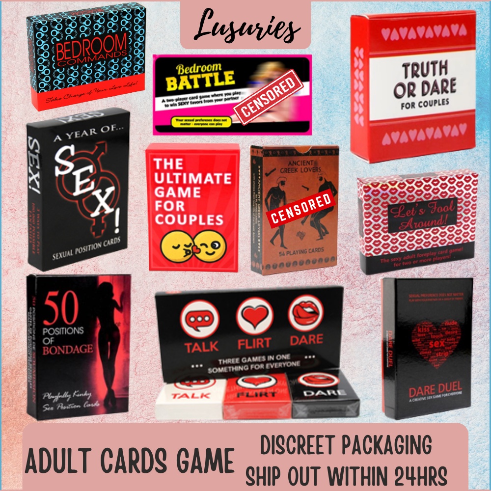 Adult Card Game Sex Toy For Couple True Or Dare Ultimate Game For Couple Bedroom Command Board 