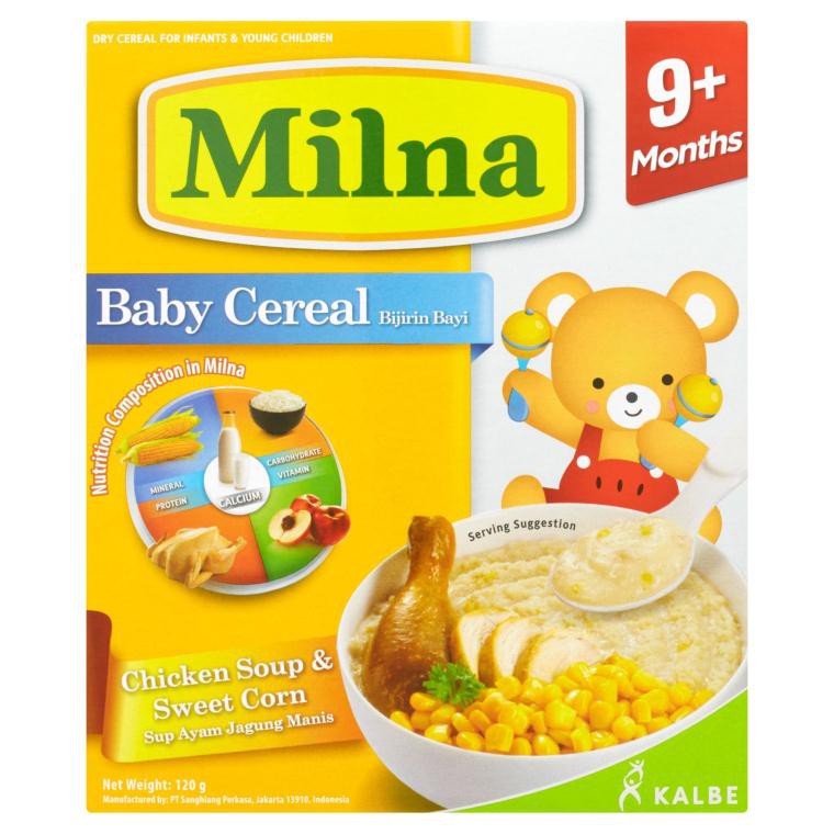 Milna Cereal Chicken Soup Sweet Corn 9 120g Shopee Singapore